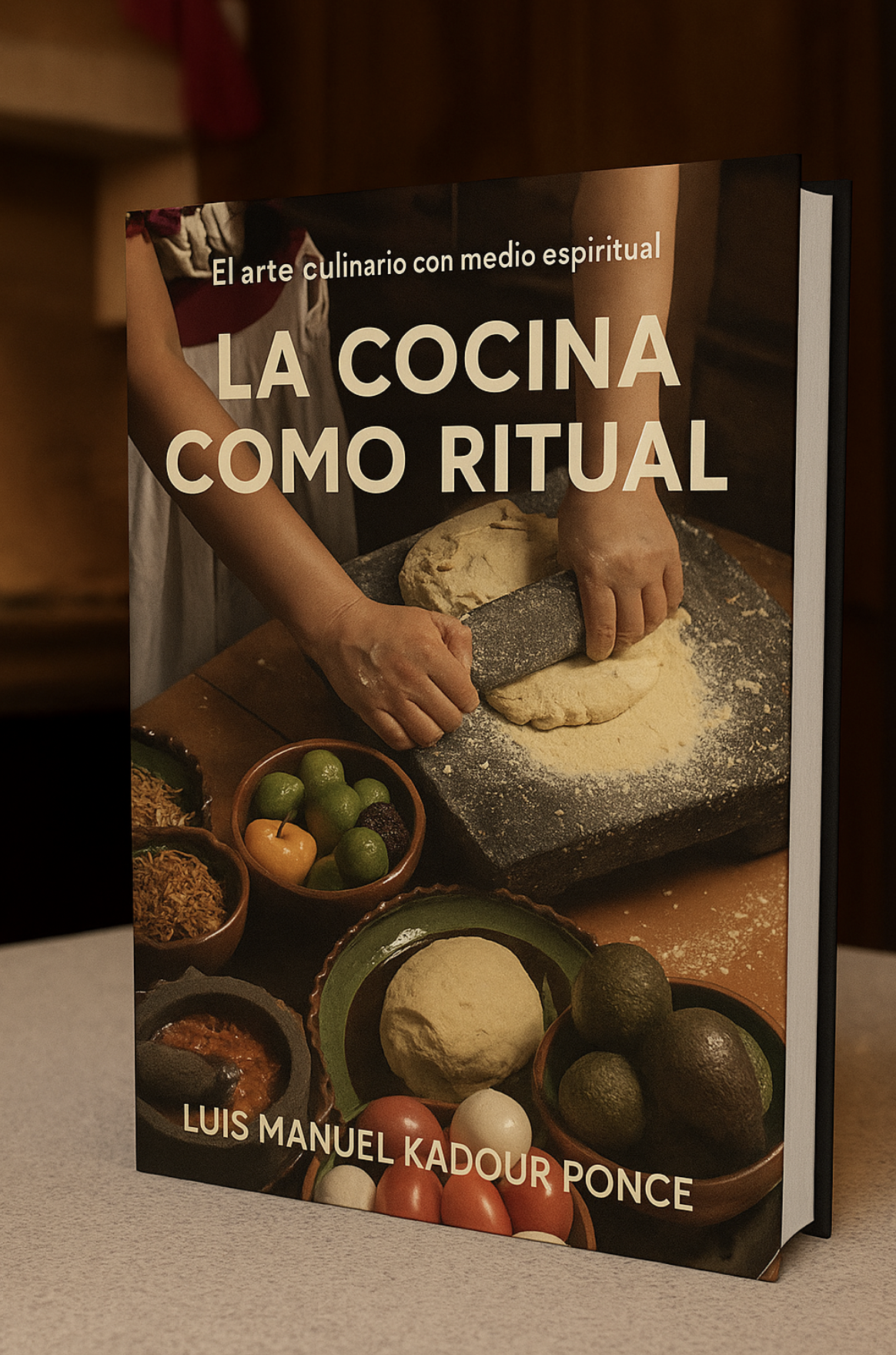 Portada del libro 'La Cocina como Ritual' de Luis Manuel Kadour Ponce, un recorrido por su historia culinaria